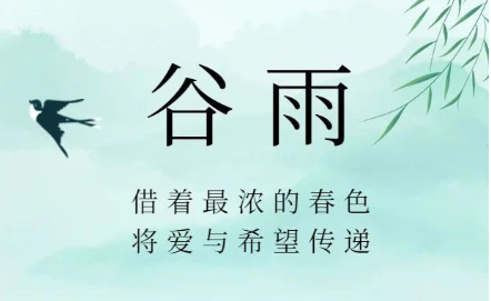 谷雨丨借着最浓的春色，将爱与希望传递
